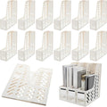 Magazine Organizers 12 Pack Desk Binder Holders - Compact Desktop