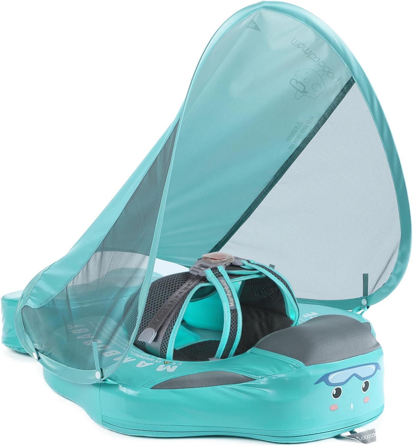 Mambobaby Float Add Tail Baby Swim Float with Canopy Upgrade