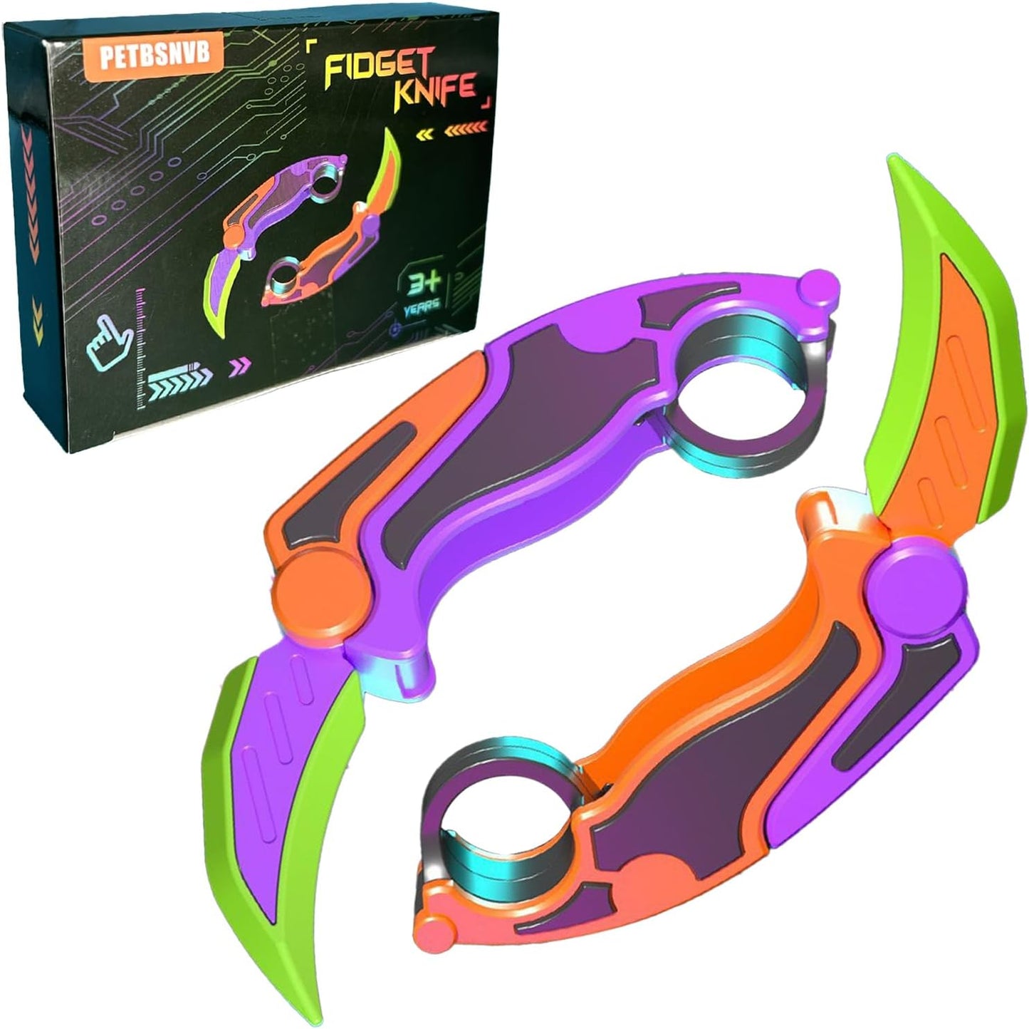 Sensory Fidget Claw Knife Set - Anxiety Relief Toy