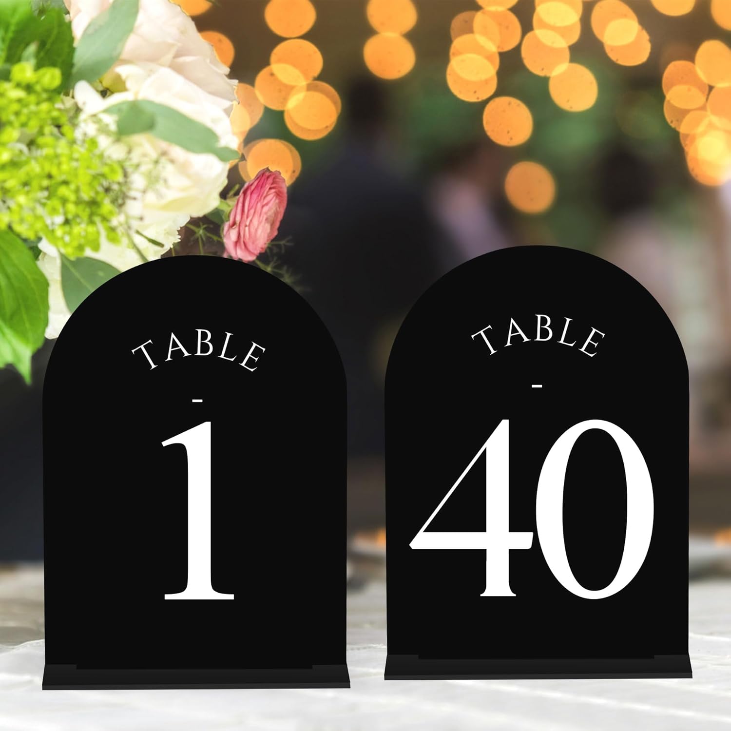 Elegant JOYIT Arch Wedding Table Numbers for Memorable Events