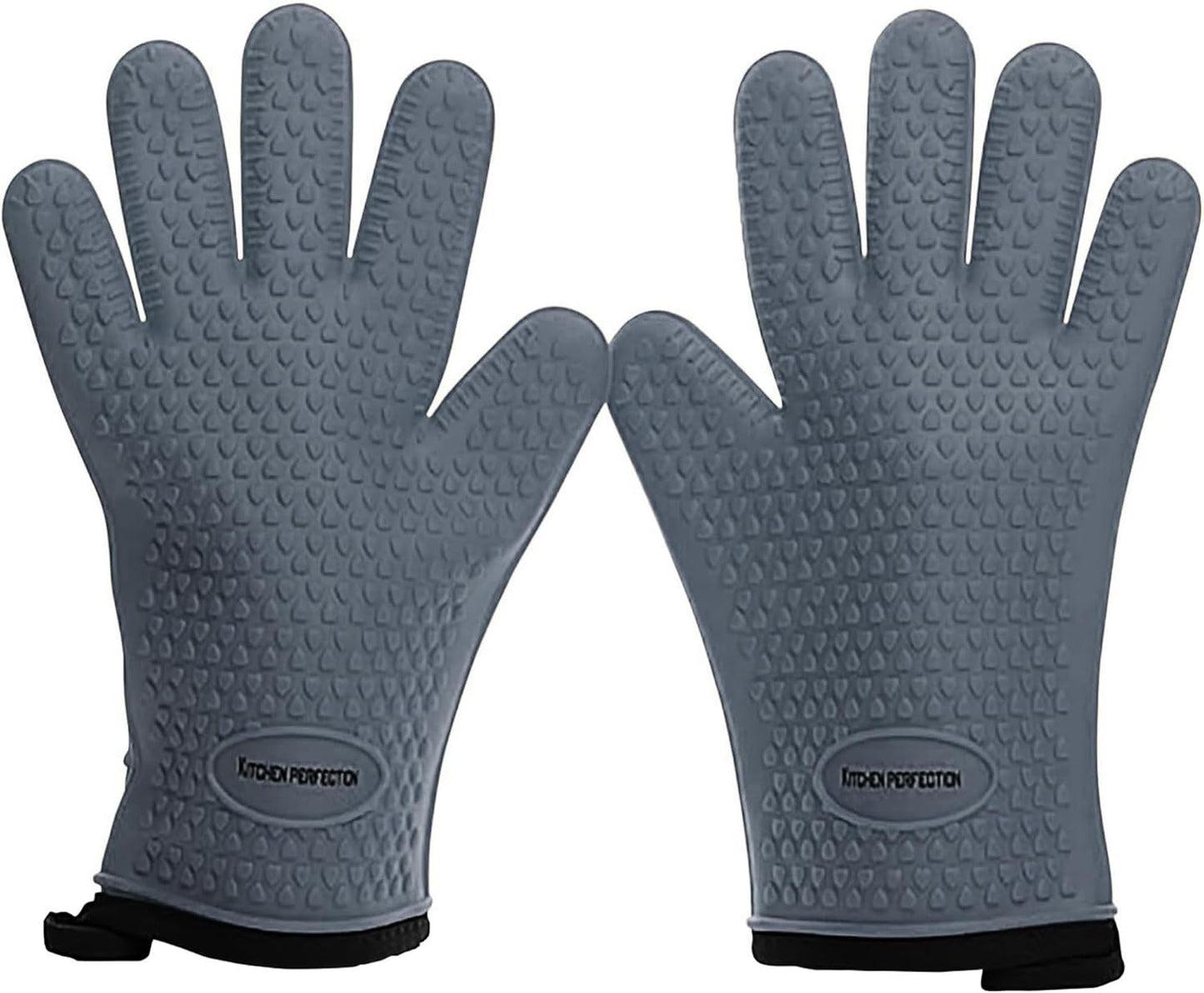 KITCHEN PERFECTION Silicone Smoker Oven Gloves for BBQ Lovers