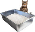 Stainless Steel Litter Box XL - Nonstick, Easy to Clean