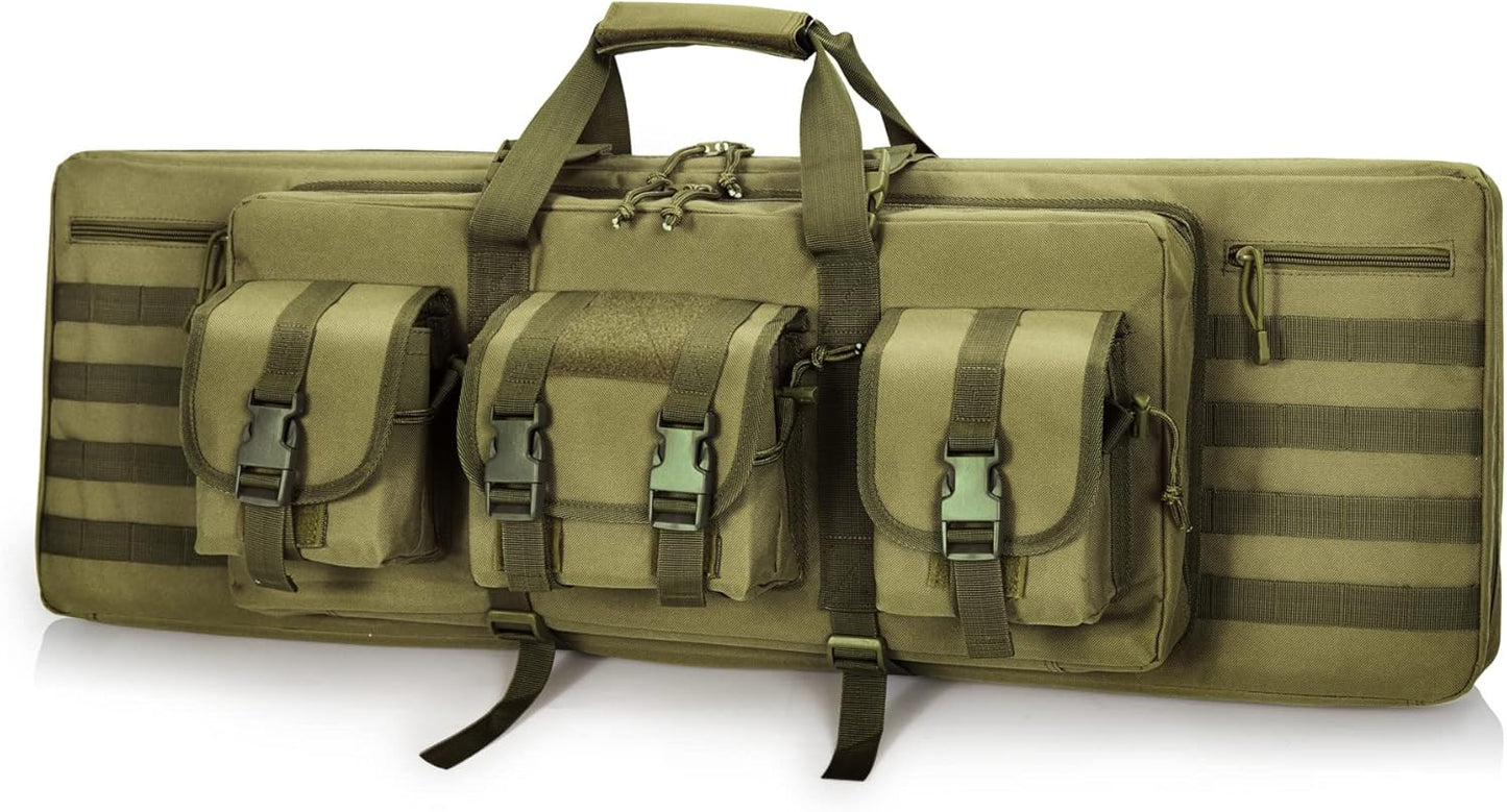 DULCE DOM Double Case Soft Padded Long Bag for Tactical Storage