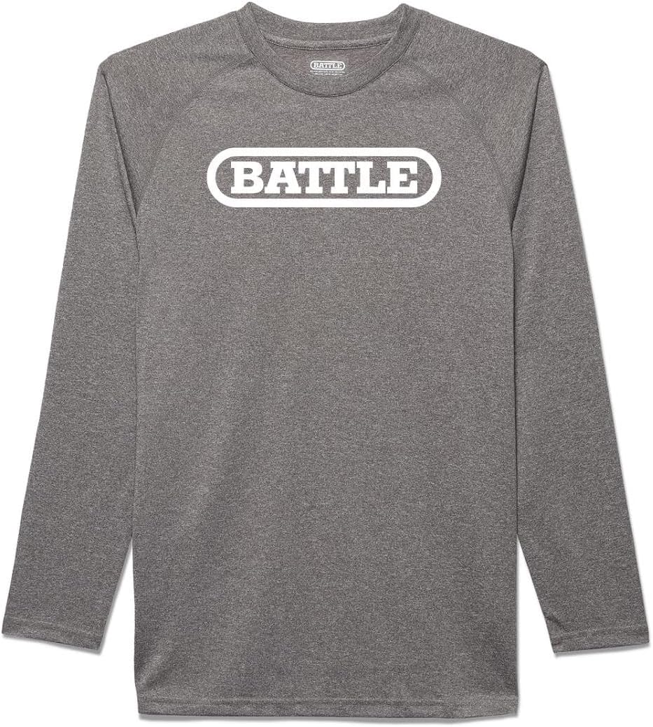Big Logo Performance Youth Long Sleeve by Battle