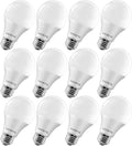 LUXRITE A19 LED Light Bulb 60W Equivalent - Bright Dimmable 5000K