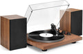 Record Player Turntable with 40W Speakers and Bluetooth - Compact