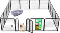 24 in 16-Panel Indoor Dog Playpen - Stress-Free Safe Play