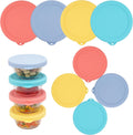 8 Silicone Lids for Glass Cups - Food Storage Savior!