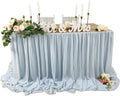 Pooling and Floating Chiffon Table Skirt 9FT - Extra Length