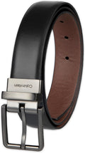 Calvin Klein Men's Reversible Rotative Buckle Dress Belt - 2-in-1