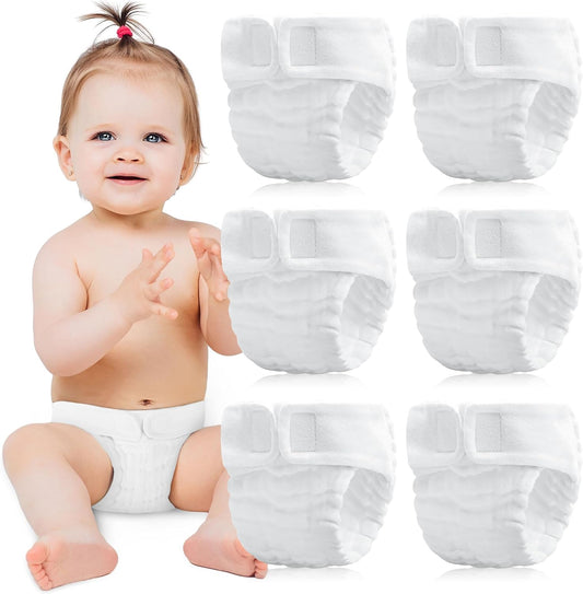 Adjustable Cotton Diaper for Babies - Max Shape 6 Pack