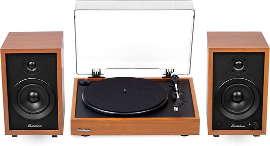 Electrohome Montrose Record Player: Bluetooth, Audio-Technica Stylus, Preamp