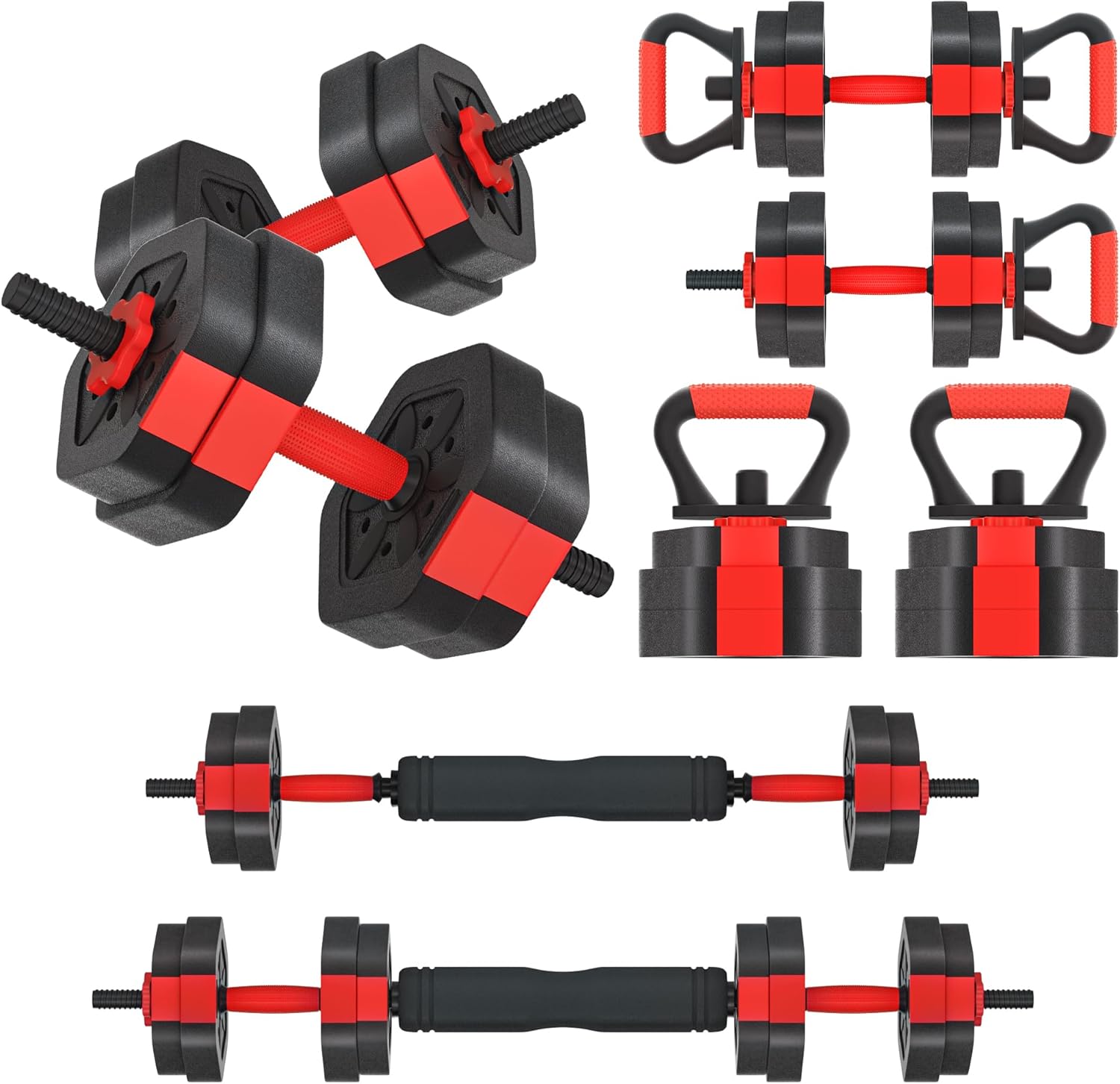 VIVITORY Adjustable Dumbbell Set for Home Gym Workouts