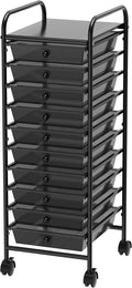 Simple Houseware Utility Cart with 10 Drawers - Compact Rolling