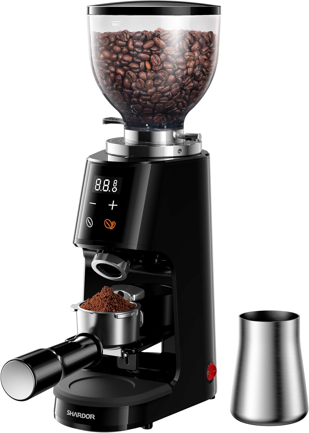 Professional 64mm Burr Coffee Grinder with 100 Grind Settings