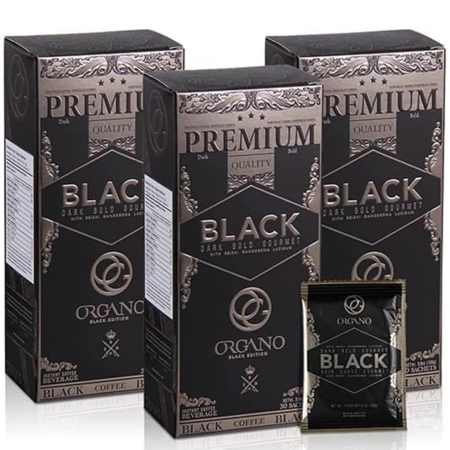 ORGANO Gourmet Black Coffee with Ganoderma for Bold Flavor
