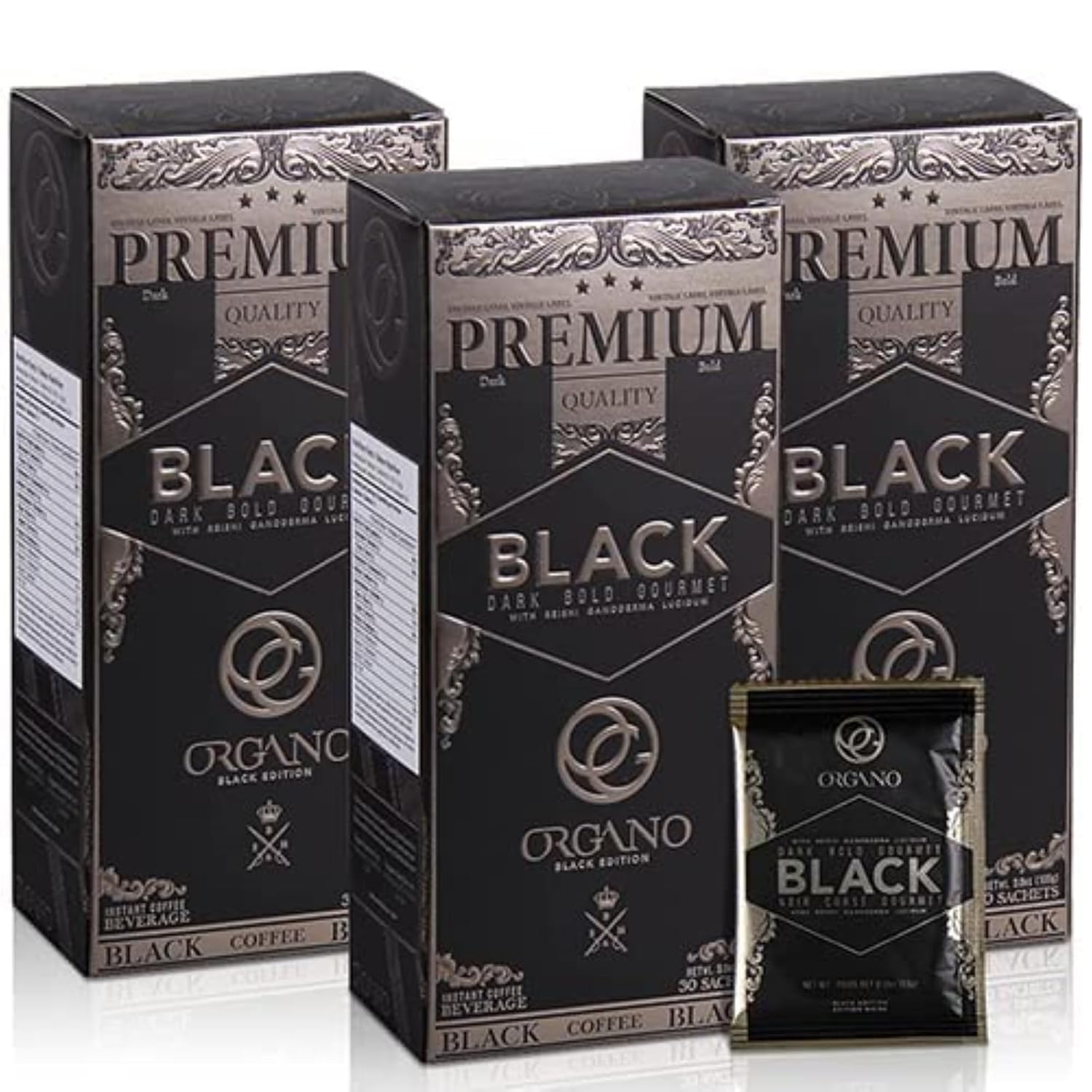 ORGANO Gourmet Black Coffee with Ganoderma for Bold Flavor