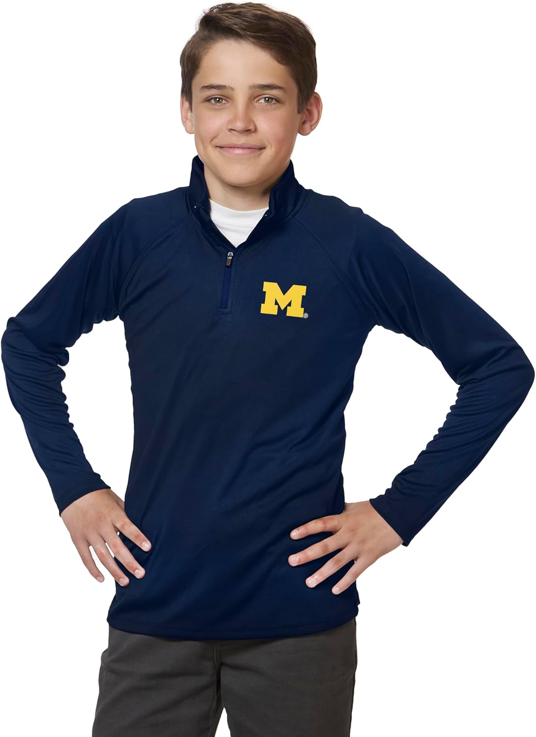 Little King NCAA Youth Boys 1/4 Zip Pullover Wind Shirt Review