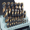 BeHappy 29Pcs Cobalt Drill Bit Set 135 Degree Tip - Durable HSS Kit