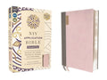NIV Application Bible Personal Size, Leathersoft Pink/Gray - Study