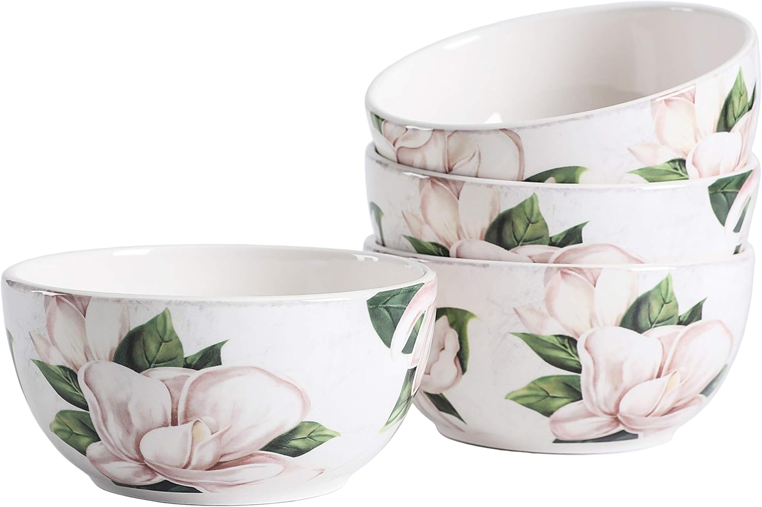 Bico Magnolia Floral Cereal Bowls Set of 4 for Every Meal