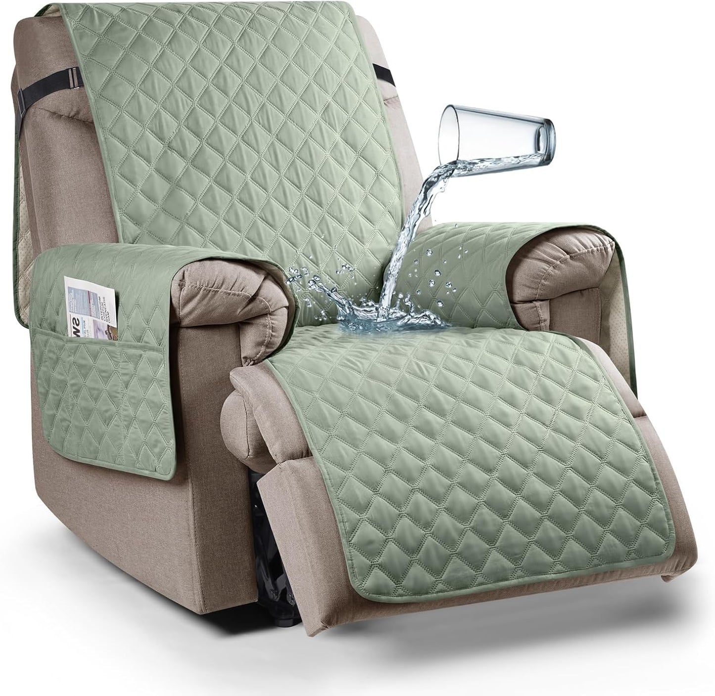 100% Waterproof Recliner Chair Cover for Large Recliners