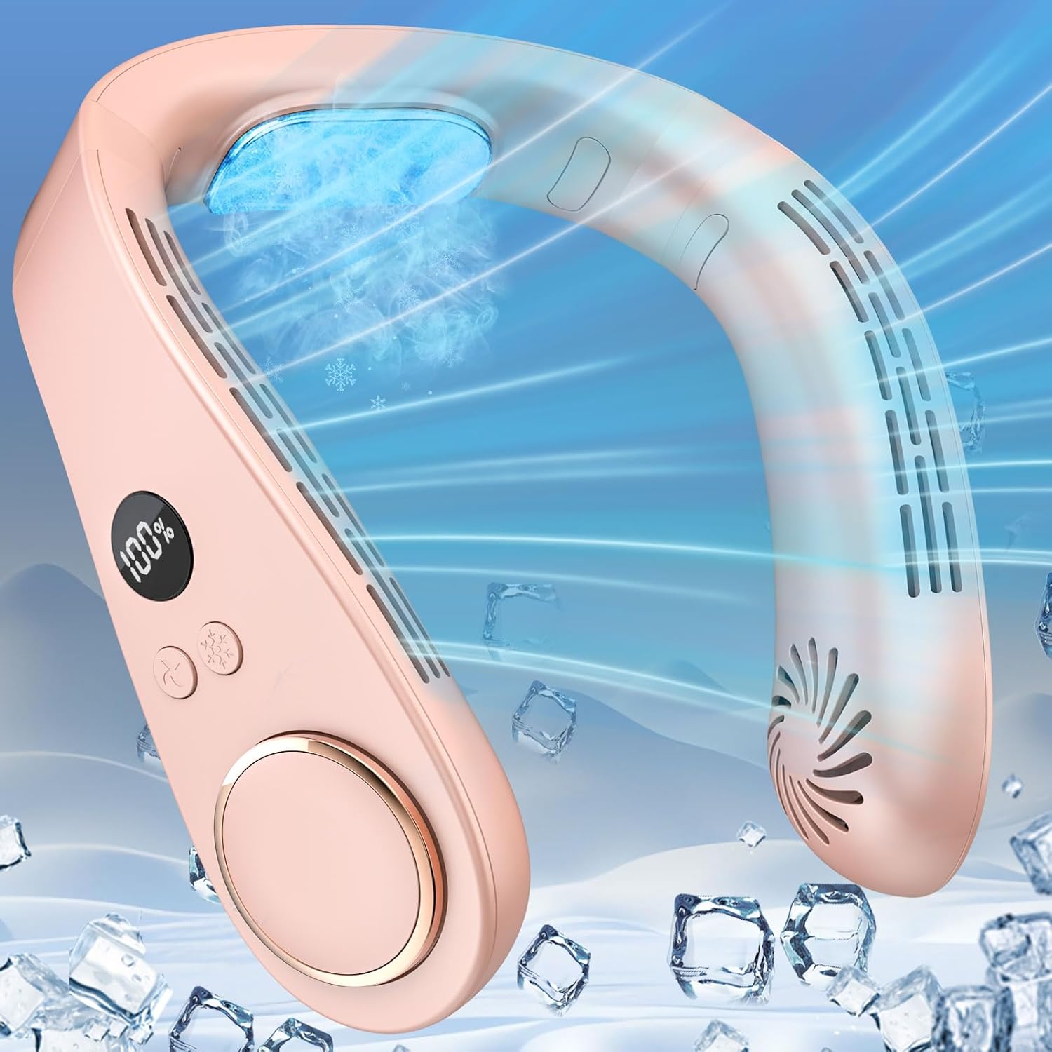 Pink Personal Fan AC for Instant Cooling! 