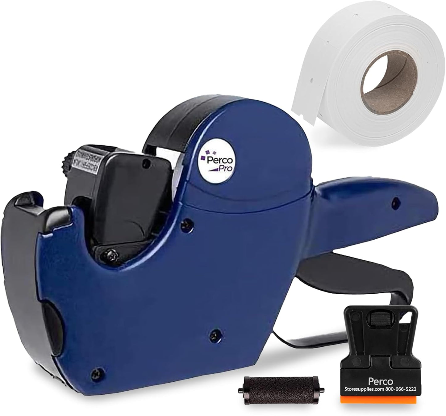 Perco Pro 2 Line Date Gun Labeler with 750 Labels and Ink Roll
