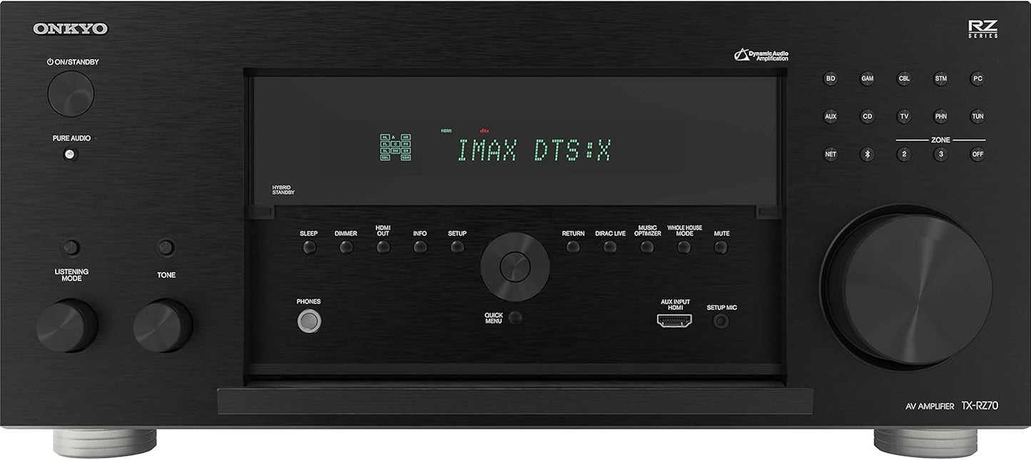 Onkyo TX-RZ70 11.2-Channel AV Receiver for Ultimate Home Theater