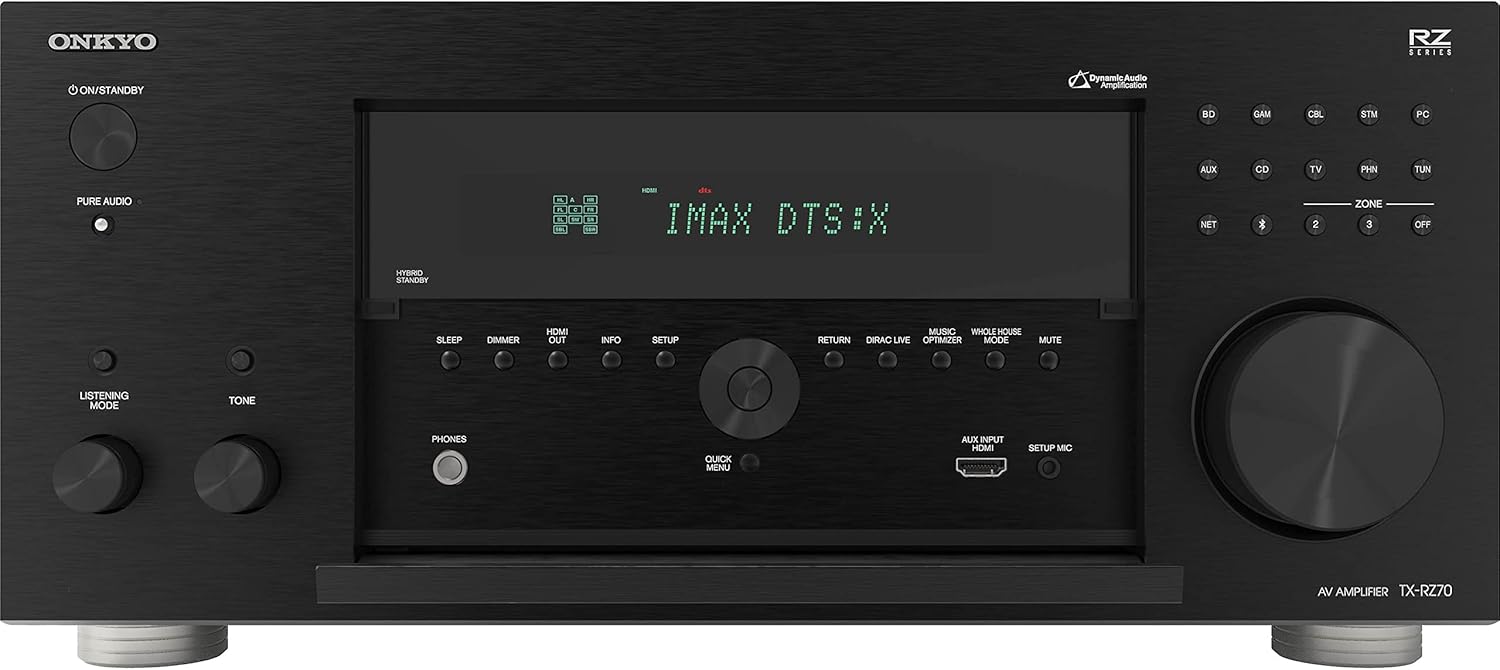 Onkyo TX-RZ70 11.2-Channel AV Receiver for Ultimate Home Theater