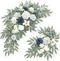 Faux Flower Swag Set of 2 for Wedding Welcome Signs - Realistic Decor