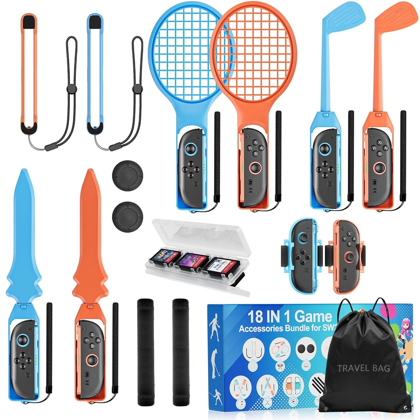 Switch 2 Sports Accessories Bundle for Nintendo Switch 2 Games