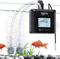 USB Rechargeable Portable Aerator Fish Tank with Thermometer