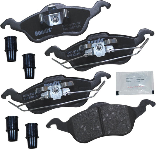 Bendix Priority1 CFC816 Ceramic Front Brake Pads for Ford Focus