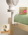 FanShelfie Adjustable Fan Holder for Dorm Bed - Custom Airflow