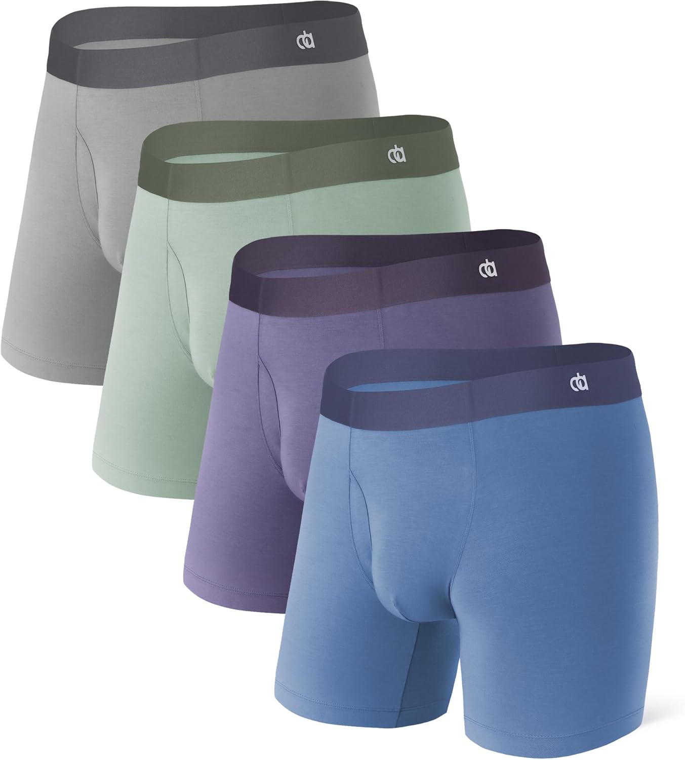 DAVID ARCHY Men's Ultra Soft Micro Modal Underwear Multipack