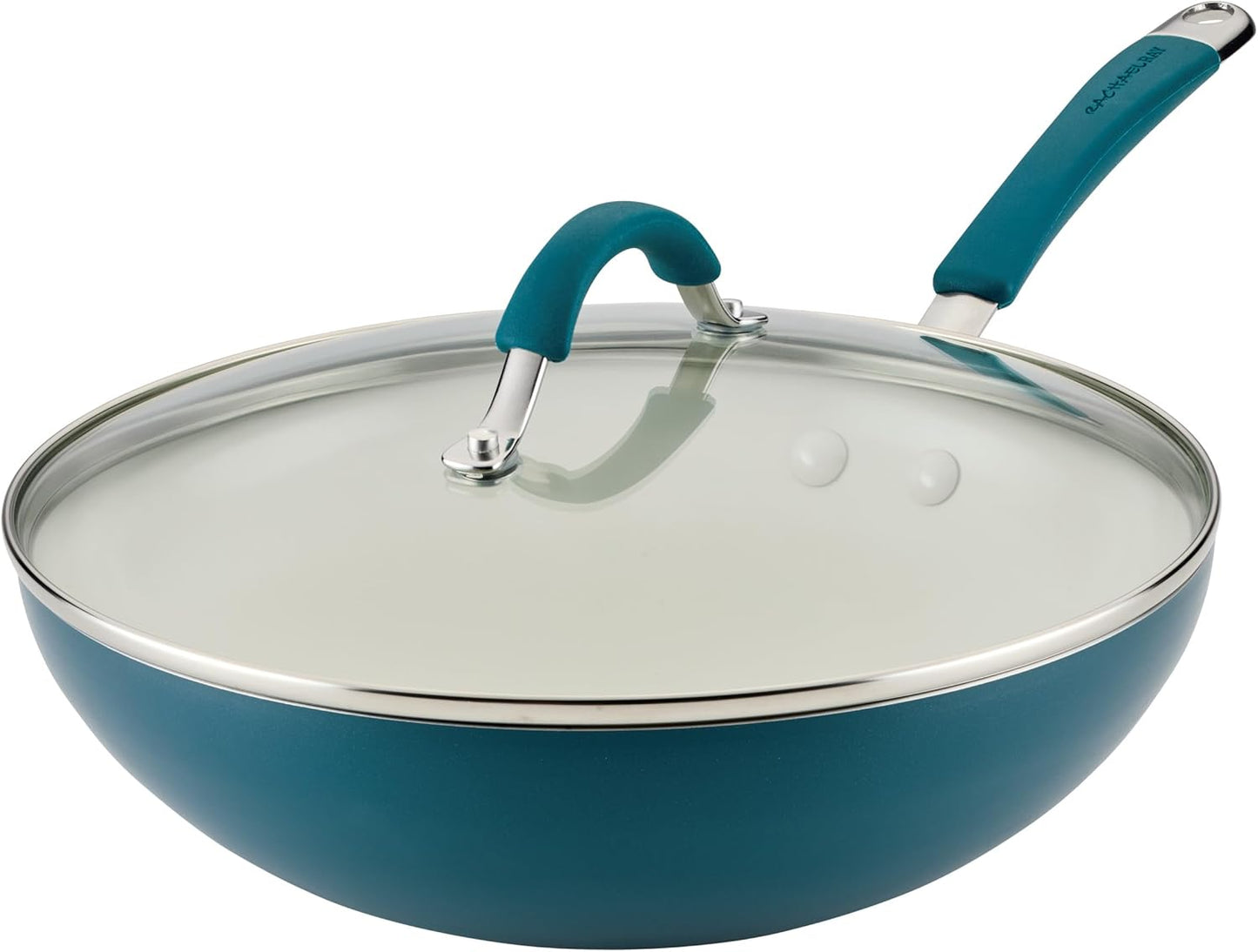 Rachael Ray Cucina Ceramic Nonstick Stir Fry Pan for Healthy Cooking