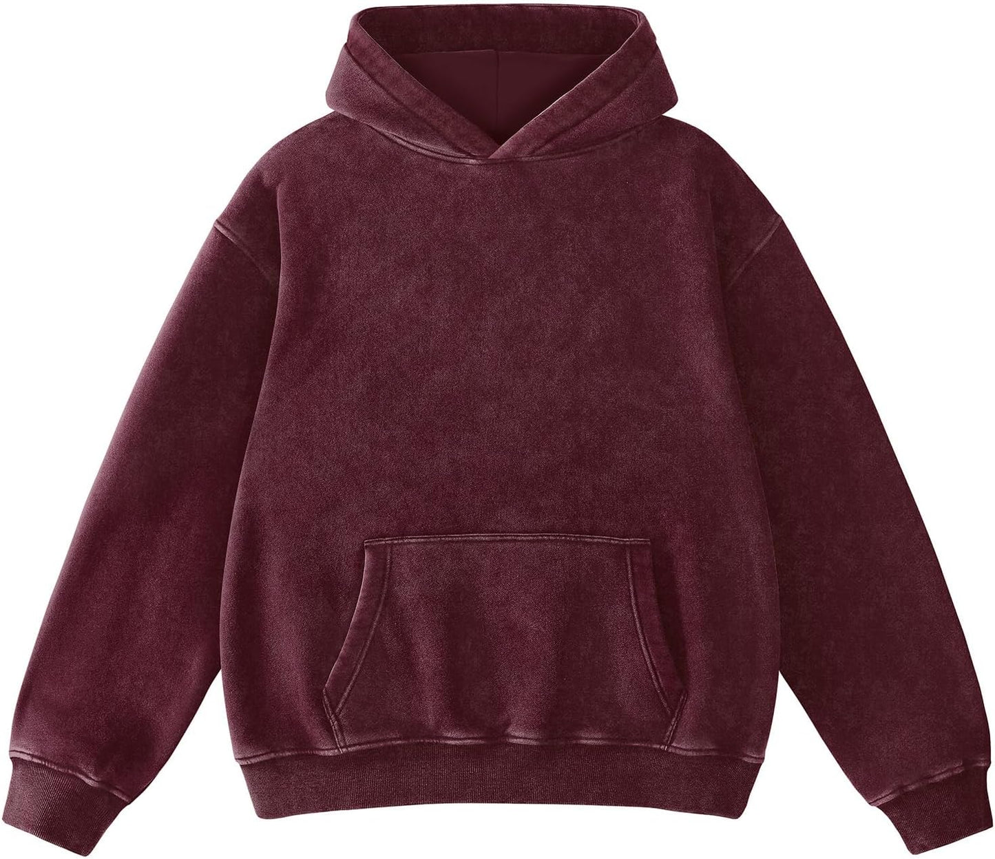Super Soft Acid Wash Hoodie for Men - Vintage Pullover Style