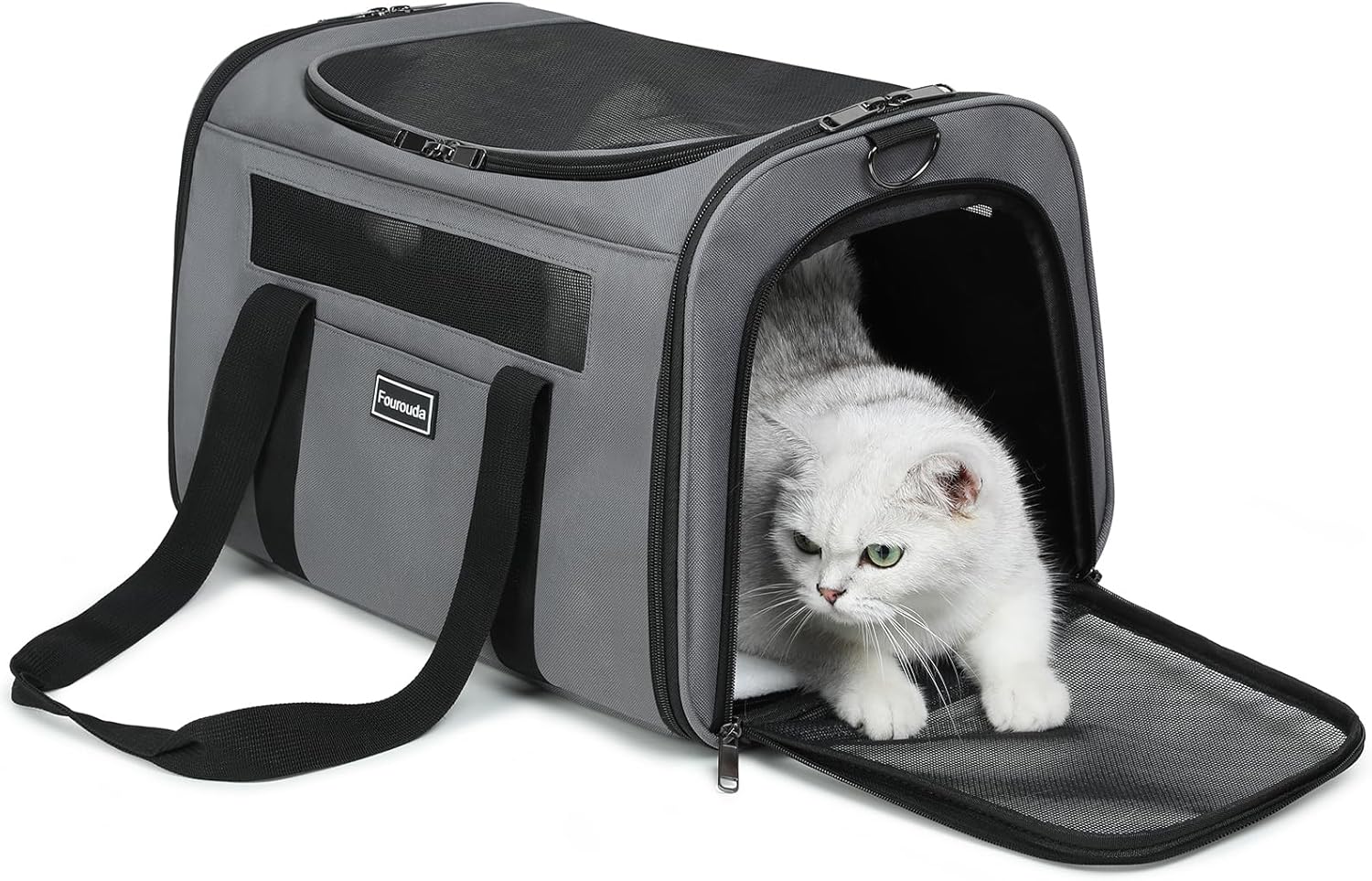 Cat Travel Carrier - Soft Sided Pet Carrier for Small Pets