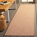 SAFAVIEH Courtyard 2ft 3in x 12ft Natural/Cream Outdoor Runner