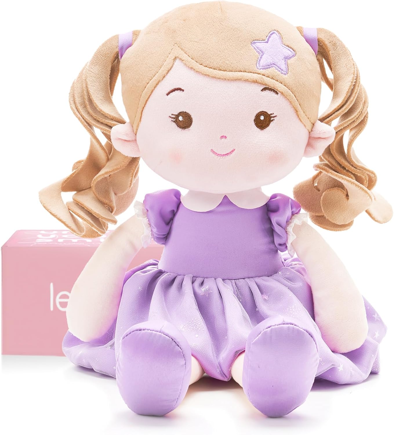 Soft Baby Doll Toys for 1 Year-Old Girls - Starlet Purple