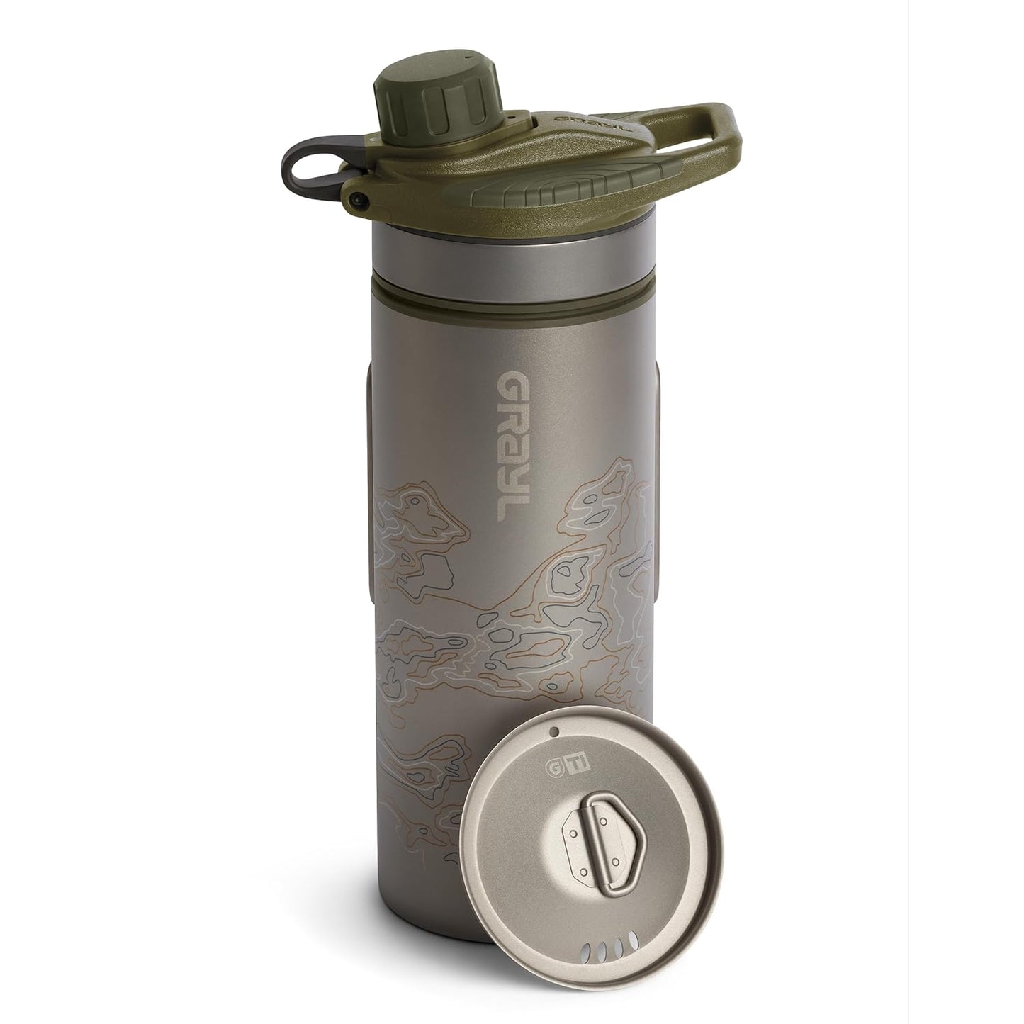 Ultimate Water Purification: GRAYL GeoPress Titanium 24oz Bottle