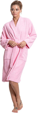 Turkuoise Soft & Absorbent Towel Robe - 100% Turkish Cotton Kimono two