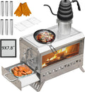 Portable Stainless Steel Wood Stove - Ultimate Camp Cooking