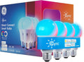 Cync GE A19 Smart LED Light Bulbs Color Changing (4 Pack)