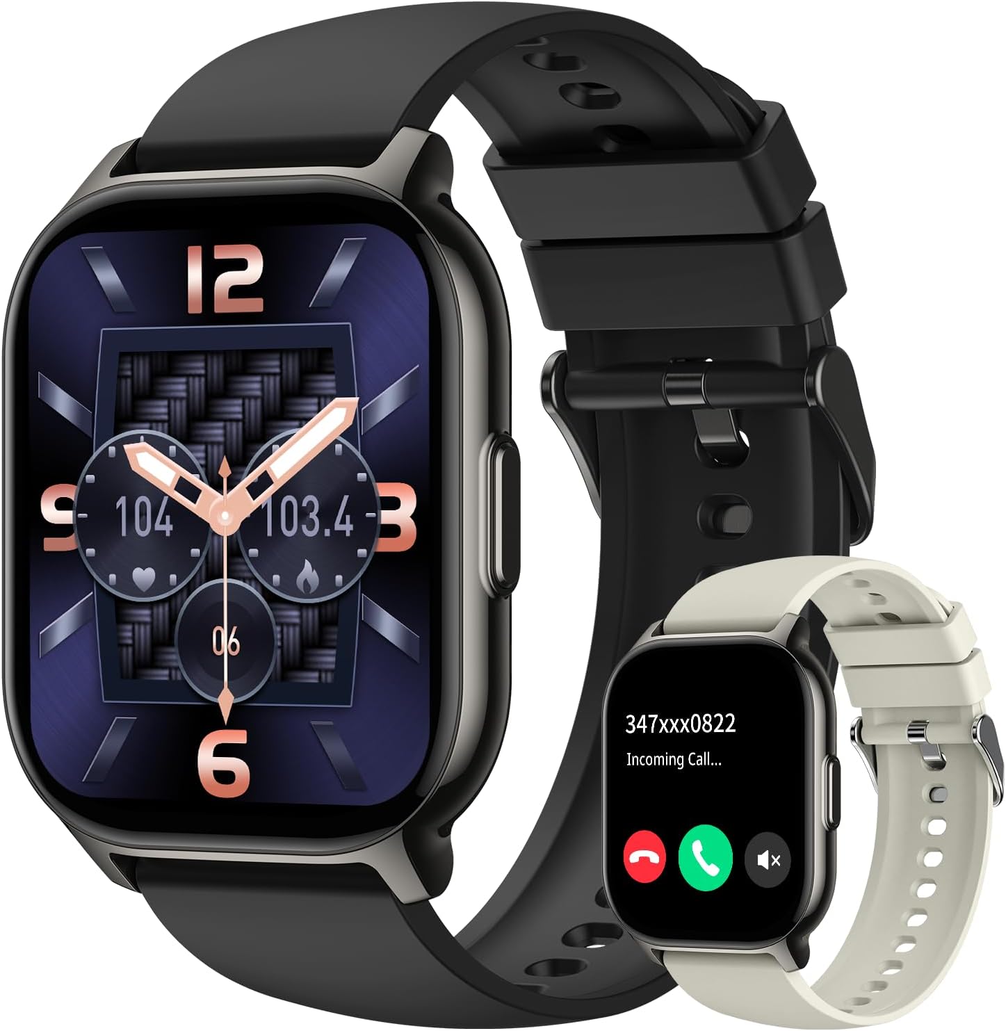 Boquaw Smartwatch: Answer Calls & Track Fitness