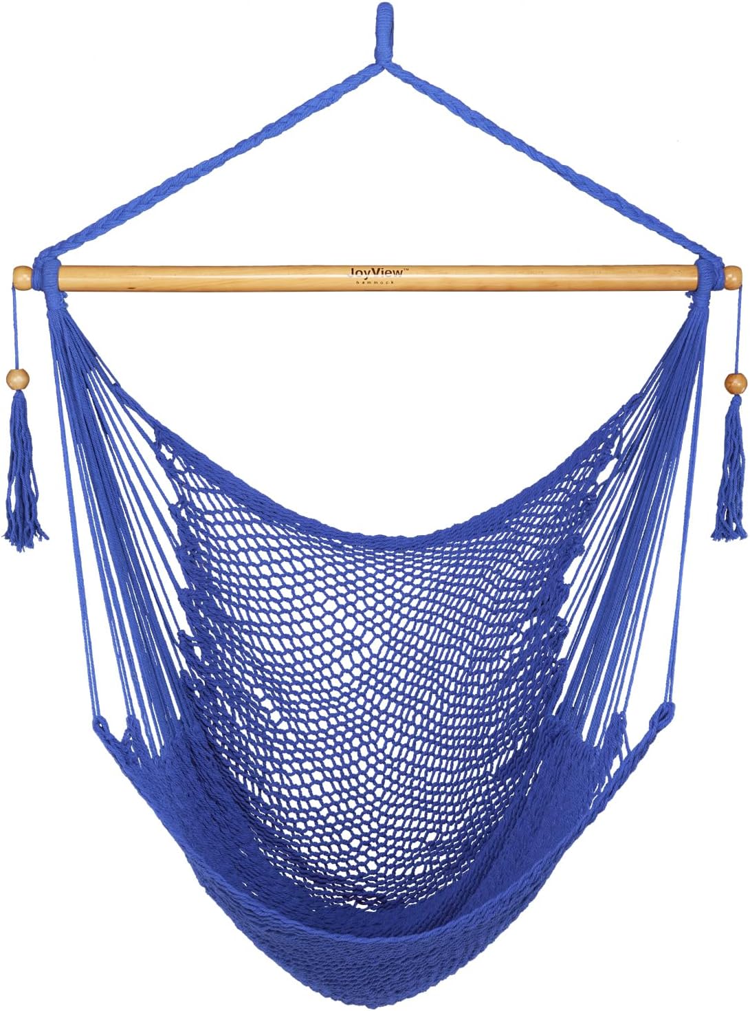 JoyView Hammock Chair with Spreader Bar for Indoor Outdoor Use