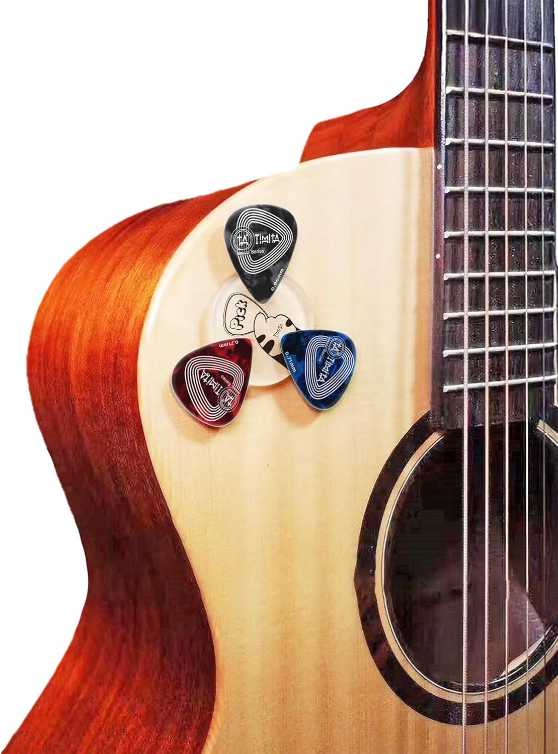 Sticky Guitar Pick Holder for Easy Access