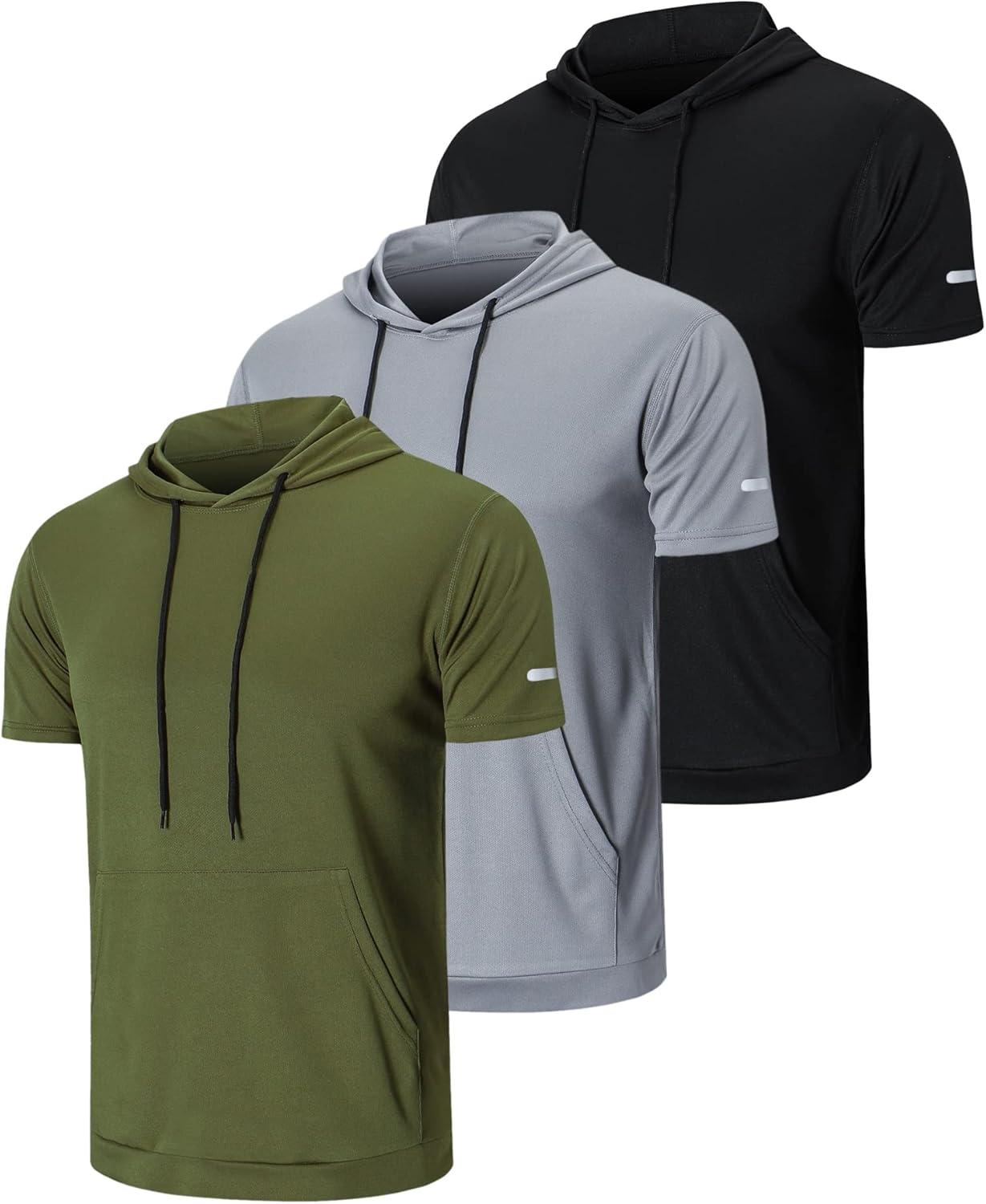 frueo Men's Quick Dry Workout Shirts for Athletic Activities