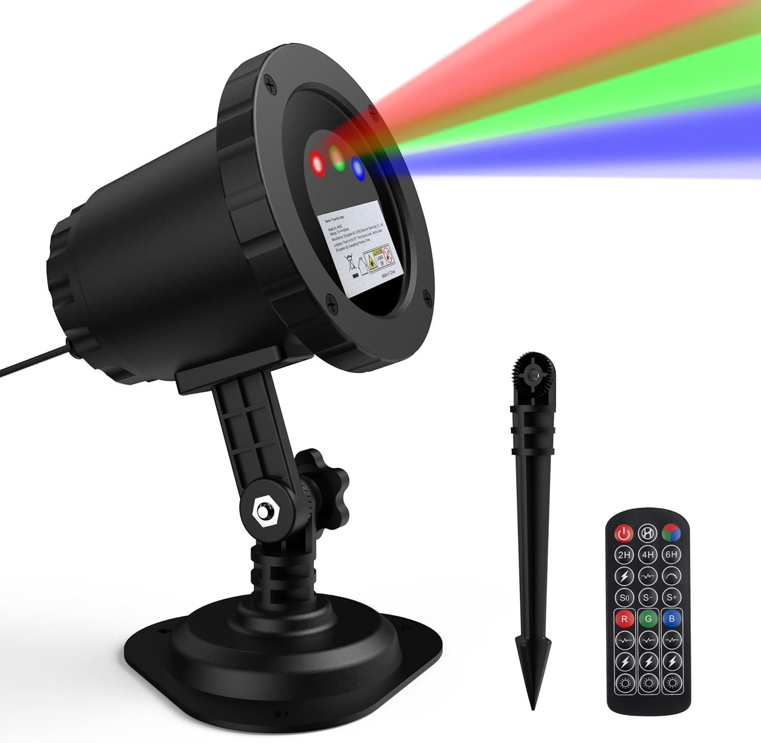 ZEAKOC RGB Laser Projector: Festive Star Show